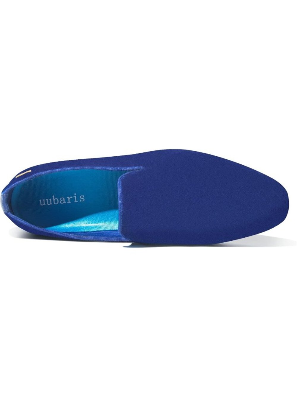 UUBARIS Men's Blue West Velvet Loafers Slip On Tuxedo Fashion Style Shoes - Picture 4 of 6